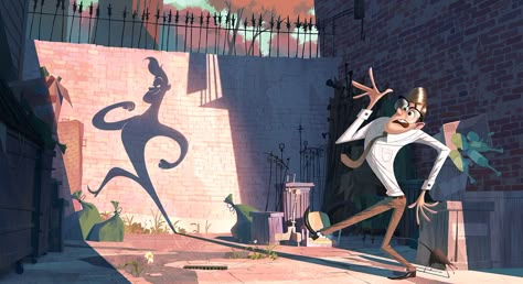 Visual Development Art, Me And My Shadow, Background Study, Animation Concept Art, 3d Film, Concept Art Tutorial, Color Script, My Shadow, Vis Dev