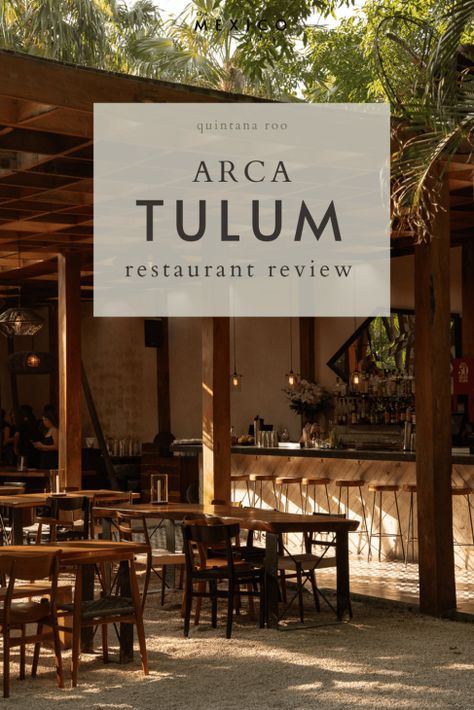 What's it like to eat at ARCA Tulum. Uncover our restaurant review of ARCA Tulum and know what to expect before your visit. arca tulum | tulum restaurants | best restaurants in tulum | tulum food | where to eat in tulum Lunch Menu Design, Arca Tulum, Tulum Food, Restaurants In Tulum, Tulum Restaurants, Wood Fired Cooking, Quintana Roo Mexico, Grill Set, Fire Cooking