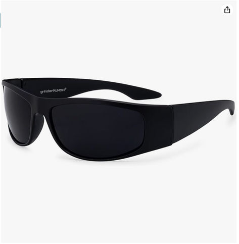 Biker Style Rider | Wrap Around Frame Gangster Style, Super Dark, Cool Sunglasses, Biker Style, Black Sunglasses, Designer Sunglasses, Fashion Sunglasses, Wrap Around, Wrap Style