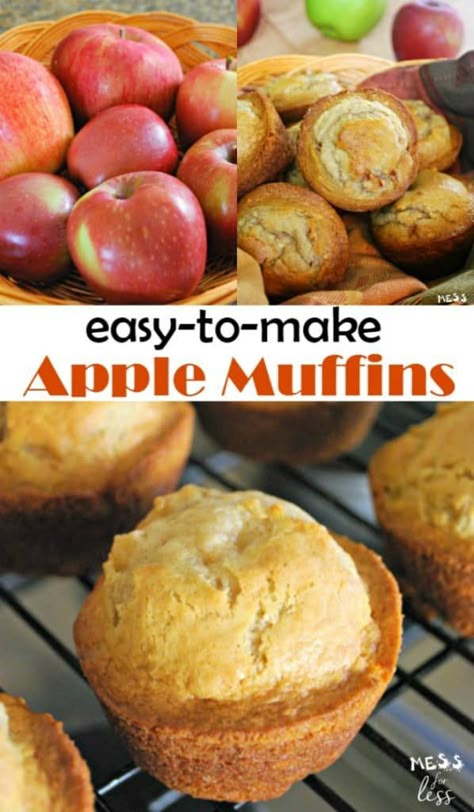 Best Apple Cookies, Recipe To Use Up Apples, Bisquick And Apples Easy Recipes, Simple Apple Muffin Recipe, Easy Ways To Use Up Apples, Things To Do With Apples Easy, Real Apple Recipes, Apple Tree Recipes, Easy Apple Snack Recipes