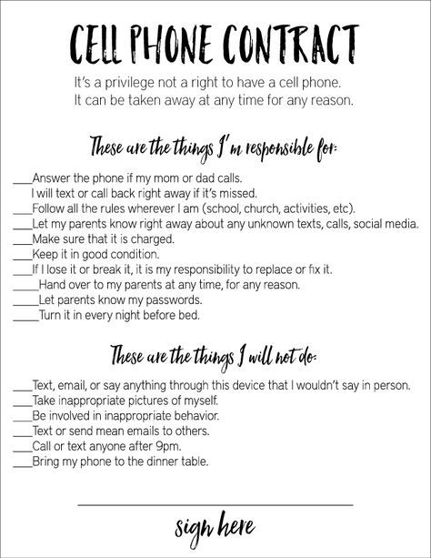 Cell phone contract from www.thirtyhandmad... Phone Contract, Cell Phone Contract, Kids Cell Phone, Kids Technology, Education Positive, Parenting Help, Smart Parenting, Parenting 101, Chores For Kids