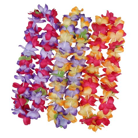 Pool Birthday Decorations, Hawaiian Leis, Garland Flower, Vacation Birthday, Hawaiian Necklace, Pool Wedding, Hawaiian Plumeria, Flower Lei, Very Beautiful Flowers