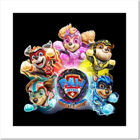 PAW Patrol -- Choose from our vast selection of art prints and posters to match with your desired size to make the perfect print or poster. Pick your favorite: Movies, TV Shows, Art, and so much more! Available in mini, small, medium, large, and extra-large depending on the design. For men, women, and children. Perfect for decoration.