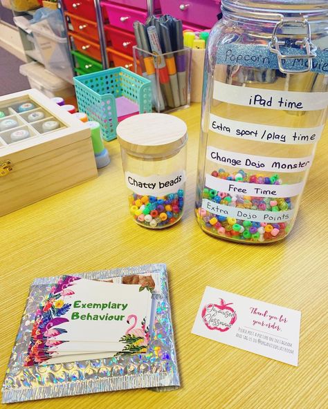 Class Reward System, Kindergarten Behavior, Classroom Reward System, Class Incentives, Reward System For Kids, Positive Classroom Management, Reward Jar, Classroom Incentives, Behavior Management System