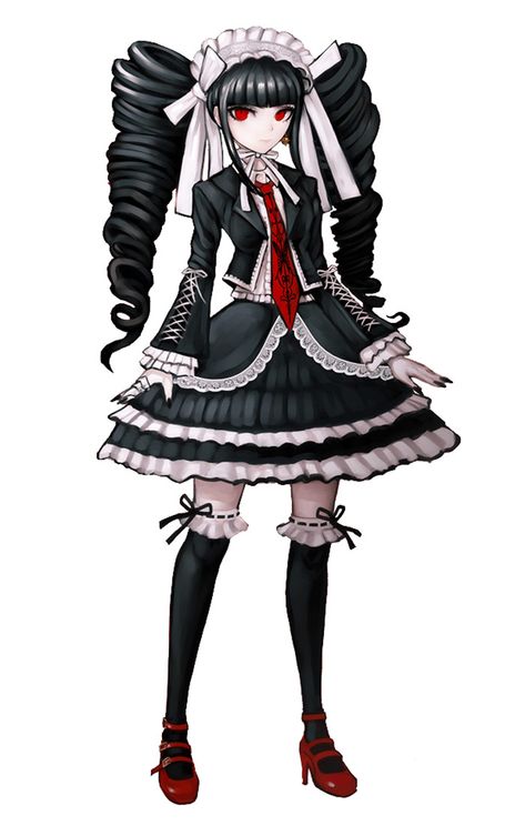 Celestia Ludenberg Concept Art - Danganronpa: Trigger Happy Havoc Art Gallery Danganronpa Concept Art, Celestia Ludenberg Official Art, Celestia Ludenberg Sprites, Danganronpa V1 Characters, Danganronpa Characters Sprites, Celestia Danganronpa, Celeste Ludenberg, Danganronpa Celestia, Danganronpa Thh