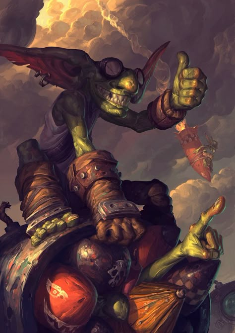 Goblin vs Gnomes entry by EdCid on DeviantArt Dnd Generator, Goblin Wallpaper, Goblin Art, Creature Fantasy, Warcraft Art, Heroic Fantasy, Fantasy Races, Dungeons And Dragons Characters, Fantasy Monster