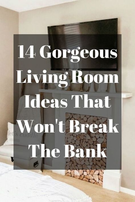 14 Living Rooms That Won't Break The Bank- Budget friendly and beautiful, sign me up! Get the most beautiful living room budget ideas that will transform your living room. #livingroom #diy #budget #budgetfriendly #budgetliving #diyhomedecor #roomdecor #hometalk #diyhometalk Redo Living Room Ideas On A Budget, Living Room Makeover On A Budget, Living Room Budget, Living Room Panelling, Diy Budget, Budget Ideas, Living Room On A Budget, Diy Home Decor On A Budget, Creative Home Decor