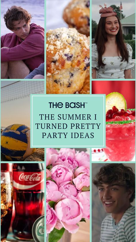 The ultimate 'The Summer I Turned Pretty' party guide for your watch party!🍿📺 Click here for more ‘The Summer I Turned Pretty’ theme party ideas!🎉 #thesummeriturnedpretty #TSITP #thesummeriturnedprettyparty #TSITPparty #thesummeriturnedprettythemeparty #thesummeriturnedprettypartyideas #TSITPpartyideas #thesummeriturnedprettywallpaper #thesummeriturnedprettyseason2 #thesummeriturnedprettyaesthetic #thesummeriturnedprettyoutfits #partytheme #partyideas The Summer I Turned Pretty Sleepover, The Summer I Turned Pretty Themed Snacks, The Summer I Turned 16 Party, The Summer I Turned Pretty Cake Ideas, Tsitp Themed Food, The Summer I Turned Pretty Snacks, Summer I Turned Pretty Food, Summer I Turned Pretty Bachelorette, The Summer I Turned Pretty Birthday Party Ideas