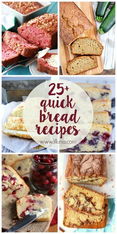 25+ Quick Bread Recipes Homemade Bread Recipes, Microwave Bread, Quick Bread Recipes Easy, Breakfast Bread Recipes, Tea Bread, Biscuit Bread, Nice Recipes, Fruit Bread, Bread Machine Recipes