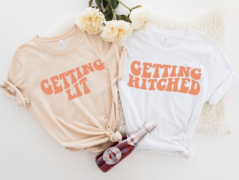 Nashville Bachelorette Shirts, Getting Hitched, Nashville Bachelorette Party, Bachelorette Tshirts, Bridal Bachelorette Party, Nashville Bachelorette, Bride Shirt, Bachelorette Trip, Bridesmaid Party