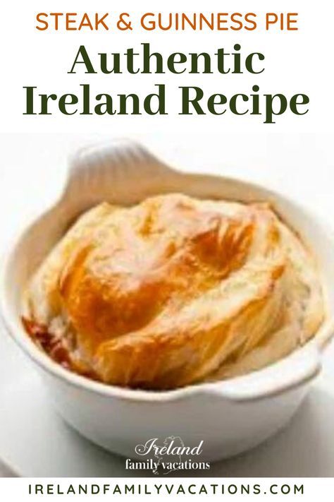 Irish Main Dish Recipes, Irish Pub Recipes, Authentic Irish Recipes, Pub Recipes, Irish Dinner Recipes, Steak And Guinness Pie, Guinness Pie, Irish Dinner, Irish Recipes Authentic