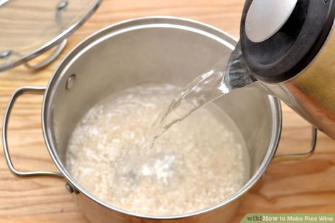 Image titled Make Rice Wine Step 2 Limber Recipe, Wine Recipes Drink, Homemade Liqueur Recipes, Wine Making Recipes, Wine At Home, Whiskey Recipes, Homemade Liquor, Liquor Recipes, Traditional Cooking