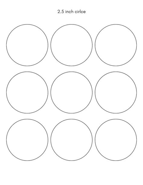 Free Printable Circle Templates for DIY projects and crafts! Download these circle templates and circle stencils in small, medium, and large sizes. Shape Templates Printable Free, Circle Template Free Printable, Mehndi Figures, Homemade Calendar, Paper Squishies, Circle Stencil, Montessori Mobile, Envelope Tutorial, Snow Globe Crafts