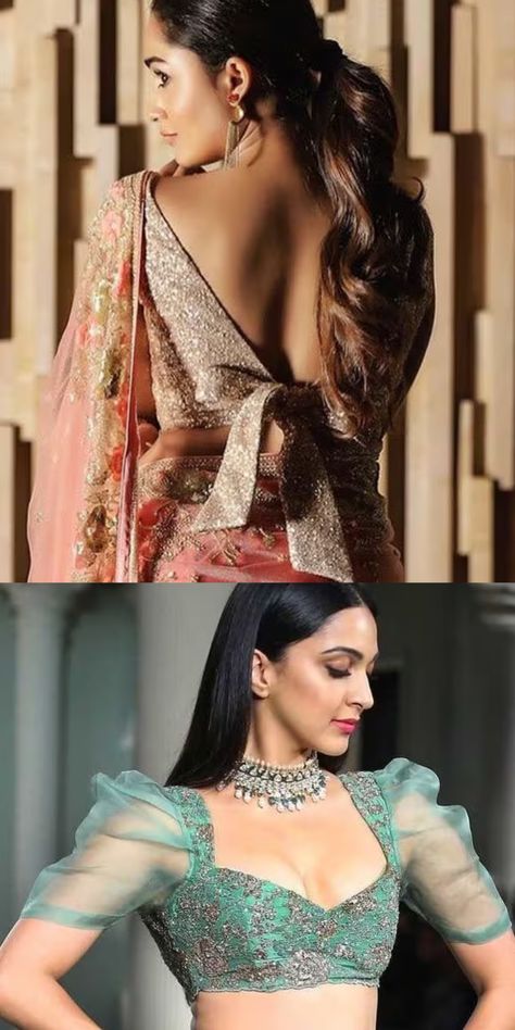 fancy saree blouse designs latest Latest Lehenga Blouse Design, Modern Lehenga Blouse Designs, Latest Designer Blouses For Sarees, Trending Blouse Design 2024 Fashion, Saree Blouse Styles Latest, Latest Trending Blouse Designs, Stylish Blouse Design For Lehenga, Back Neck Designs For Blouses Latest, Silk Blouse Designs Indian Latest