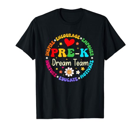 PRICES MAY VARY. Back To School Pre K Dream Team Tour Teacher Students Kids Shirt, 1st day of preschool shirt, last day of preschool shirt, teacher tshirt, preschool shirt, preschool teacher shirts funny, preschool shirts for teachers, last day of preschool shirt Back To School Pre K Dream Team Tour Teacher Students Kids T-Shirt, teacher preschool shirt, preschool teacher shirts women, preschool teacher shirt, preschool graduation shirt, preschool tshirt, spreschool life shirt, teacher shirt, sc Graduation Funny, Dream Team, Teacher Shirts, First Day, Last Day, Kindergarten, Back To School, T Shirts, T Shirt