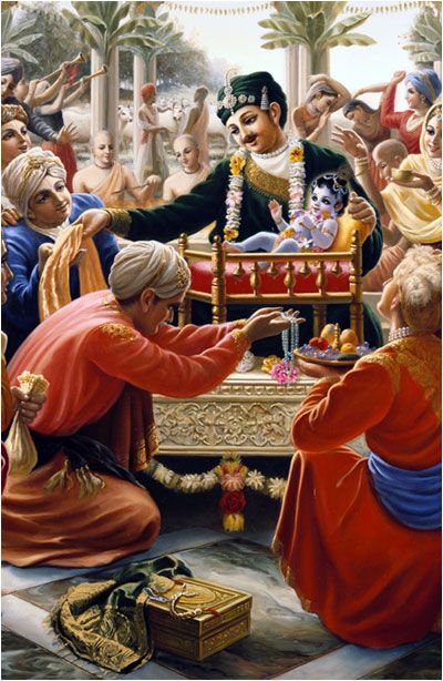 Meeting of Nanda and Vasudeva – Devoto Hare Krishna Sri Krishna Janmashtami, Krishna Birth, Krishna Birthday, Iskcon Vrindavan, Krishna Lila, Krishna Leela, Krishna Hindu, Krishna Bhagwan, Bal Krishna