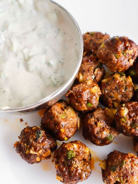 Meatballs Without Eggs, Mediterranean Meatballs, Mediterranean Appetizers, Healthy Meatballs, Asian Meatballs, Beauty Bites, Chickpea Patties, Pork Entrees, Mediterranean Chickpea Salad