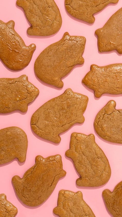 Marranitos & Puerquitos (Soft Mexican Gingerbread Pig Shaped Cookies) - Chicano Eats Piggy Cookies, Mexican Cookies Recipes, Cookie Wallpaper, Cake Supply Store, Mexican Cookies, Mexican Sweets, Mexican Sweet Breads, Mexican Desserts, Pig Cookies