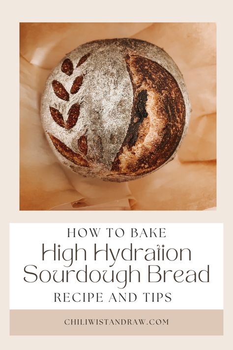 High Hydration Loaf of Sourdough bread sitting on parchment paper fresh out of the oven Scouring Sourdough, Easiest Bread Recipe, Bekah Martinez, Simple Sourdough, Making Sourdough Bread, Sourdough Recipe, Homemade Sourdough Bread, Sourdough Starter Recipe, Sour Dough