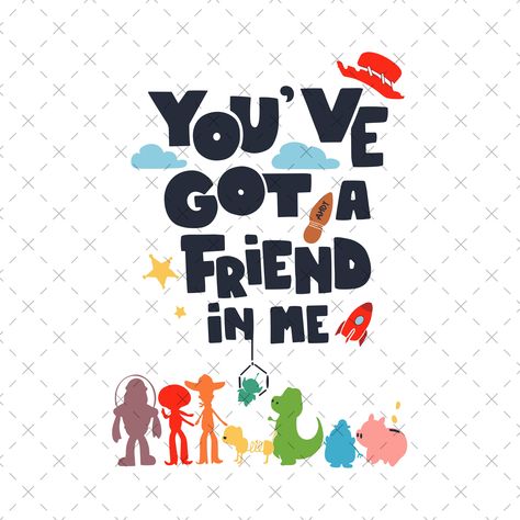 You’ve Got A Friend In Me, You Got A Friend In Me, Birthday Stand, Toy Story Quotes, Toy Story Png, Toy Story Nursery, High School Bulletin Boards, Rock Quotes, Magical Kingdom