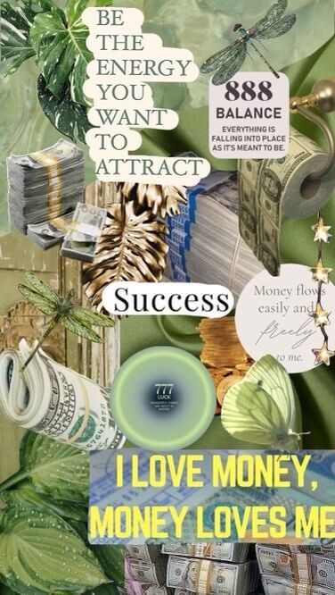 Money Manifestation Wallpaper, Money Loves Me, Vision Journal, Manifest 2024, Affirmations For Abundance, Board Themes, I Love Money, Relationship With Money, Money Vision Board