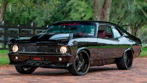 1970 Chevrolet Nova Resto Mod | S108 | Glendale 2020 Chevy Nova Custom, Nova Car, Resto Mod, Chevy Ss, Chevy Muscle Cars, Classic Cars Trucks Hot Rods, Chevrolet Nova, Chevy Nova, Street Racing Cars