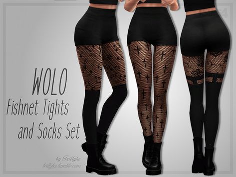 Oversized Sweater Sims 4 Cc, Sims 4 Mods Shirts, Sims 4 Cc Goth, Tights Socks, Vetements Clothing, Pelo Sims, Chica Cool, Free Sims 4, Sims 4 Cc Folder