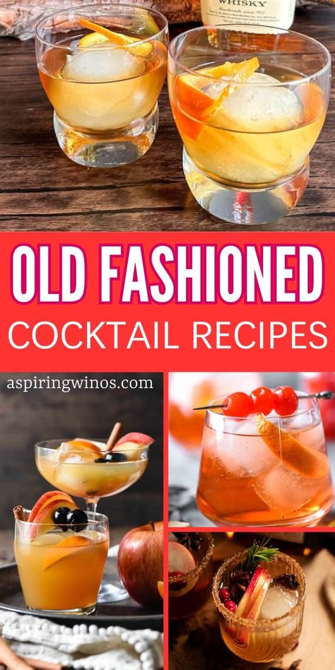 Lavender Old Fashioned, Types Of Old Fashioned Drinks, The Best Old Fashioned Cocktail, Oldfashion Cocktail Recipes, Fancy Old Fashioned Cocktail, Wisconsin Old Fashioned Cocktail, Old Fashioned Bar For Party, Smokey Old Fashioned Cocktail, Easy Old Fashioned Cocktail