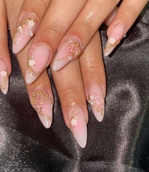 Khanh Nguyen on Instagram: "🌸CHERRY BLOSSOM GARDEN💕 FOLLOW FOR MORE CONTENT/ POSTING EVERYDAY  #nails #nailsinspiration  #nailsdesign #nails #nailsdesign #nailart #nailsonfleek #nailsofinstagram #nailsofinsta #nailsonpoint #nailsonpoint #nailsonpoint #nailstagram #sydneynails #nailssydney #designnails #naildesign #nailsnailsnails  #nailsdesign #bankstownnails #longnails #acrylicnails #longnails #americanstyle #americanstylenails #sydneynail  #extranails #extralongnails #shortnails  #nailinspo #fyp#explorepage #fyp" Cozy Nails, Cherry Blossom Nails Design, Cherry Blossom Garden, Blossom Nails, Everyday Nails, Sunset Nails, Cherry Blossom Nails, Blossom Garden, Nails On Fleek