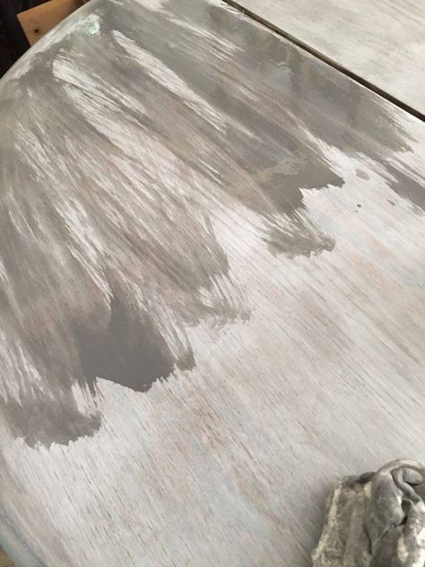 Diy Weathered Wood Look With Stain, Weathered Stained Wood, Weathered Furniture Diy, Gray Stained Dining Table, Gray Washed Wood, Gray White Wash Wood, How To Gray Wash Furniture, Distressed Gray Furniture, White Wash Over Grey Paint