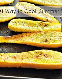 Squash Recipes Side Dishes, Crookneck Squash Recipes, Baked Squash Recipes, Oven Roasted Squash, Baked Yellow Squash, Roasted Squash Recipes, Baked Summer Squash, Roasted Yellow Squash, Cooking Yellow Squash