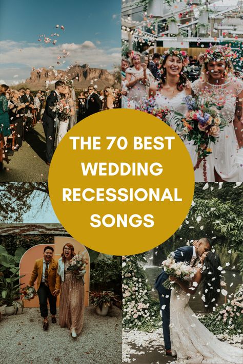 Wedding Recessional Songs Upbeat, Recessional Wedding Songs Upbeat, Wedding Exit Songs, Wedding Recessional Songs, Processional Wedding Songs, Wedding Recessional, Wedding Music Playlist, Processional Songs, Recessional Songs