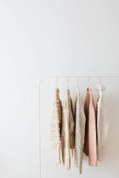 Aesthetic Clothes Wallpaper, Clothes Wallpaper, Sweater Hanging, Minimal Shirt Design, Background Minimal, Light Pink Sweaters, Fashion Background, Fabric Textures, Color Codes