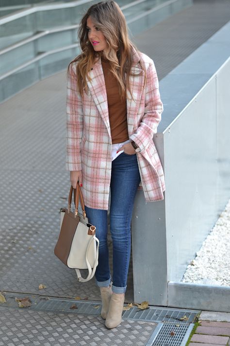 Plaid suit jacket