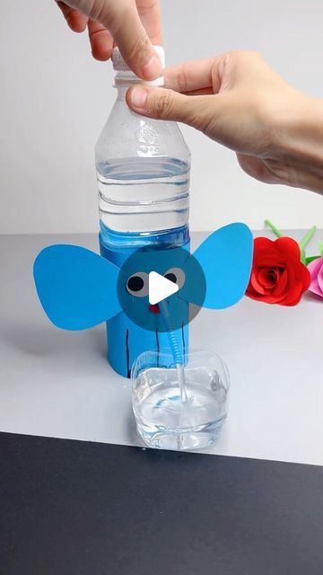 Recycling Activities For Kids, Diy Science Projects, Science Experiments Kids Easy, Easy Science Projects, Interesting Crafts, Recycling Activities, Water Bottle Crafts, Science Projects For Kids, Water Projects