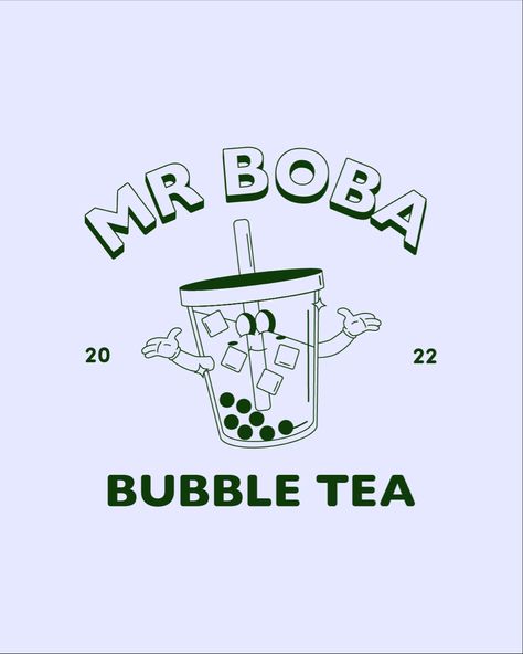 Bubble Tea Branding Design, Bubble Tea Graphic Design, Milk Tea Branding, Boba Tea Logo Design, Boba Tea Branding, Milk Tea Logo Design Ideas, Bubble Tea Branding, Boba Logo Design, Bubble Tea Logo Design