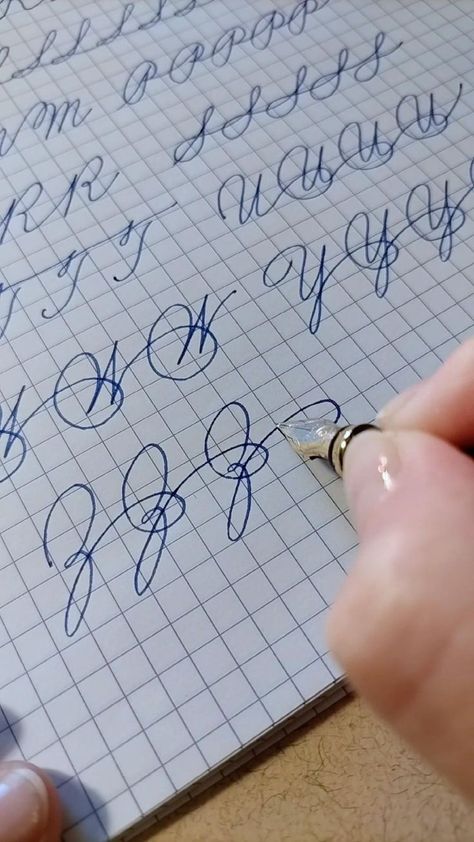 cursive handwriting practice How To Practice Cursive Writing, Cursive Handwriting Practice Worksheets Letter Formation, Cursive Alphabet Handwriting Practice, How To Write In Calligraphy, Slogan Fonts, Letter F Calligraphy, Beautiful Handwriting Practice, Cursive Handwriting Aesthetic, Fountain Pen Handwriting