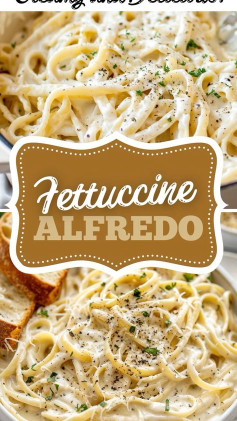 Enjoy a classic with The Best Creamy Fettuccine Alfredo! This easy stovetop recipe delivers an authentic, creamy pasta perfect for dinner. Easy Fettucini Alfredo, Easy Alfredo Recipe, Fetuchini Alfredo, Fettucini Alfredo Recipe, Fetuccini Alfredo, Fettuccine Alfredo Sauce, Chicken Alfredo Fettuccine Recipe, Fettucini Alfredo, Chicken Fettuccine Alfredo