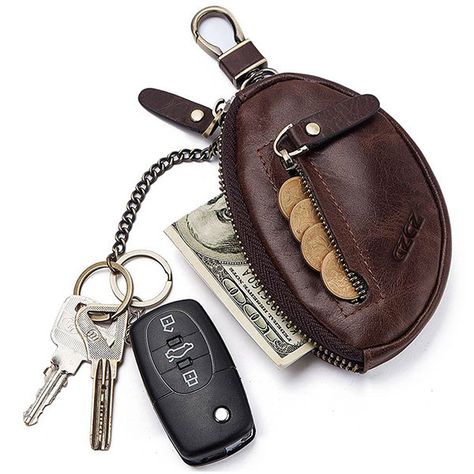 Car Key Holder, Small Coin Purse, Key Wallet, Key Bag, Keychain Wallet, Leather Coin Purse, Coin Bag, Mini Wallet, Leather Wallet Mens