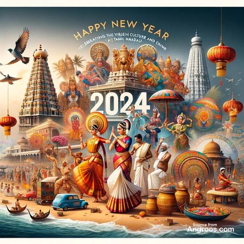 New Year Wishes From Tamil Nadu Tamil New Year Wishes Images, Tamil New Year Greetings, Tamil Wishes, Tamil New Year, Weather In India, New Year Wishes Images, Indian States, 2024 Images, Lion Photography