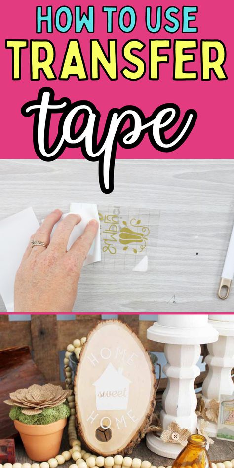 How To Use Transfer Tape On Vinyl, Transfer Tape For Vinyl, How To Use Cricut, Collage Work, Cricut Tips, Layered Vinyl, How To Craft, Craft Lovers, Cricut Projects Vinyl