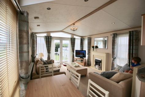 Holiday caravans: Everything you need to know about static caravan holidays Static Caravan Makeover, Static Caravan Interior Ideas, Static Caravan Interior, Caravan Interior Ideas, Caravan Uk, Tiny Sofa, Tiny Bed, Static Caravan, Caravan Makeover