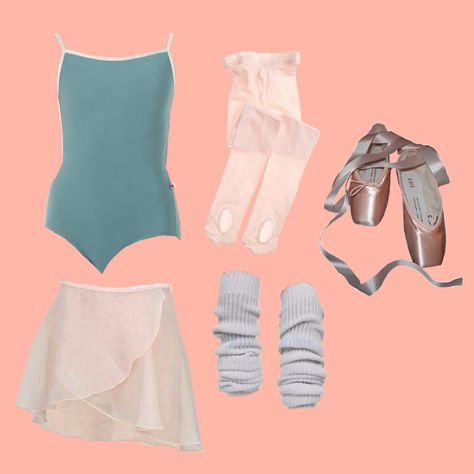 Ocean blue leotard + light pink skirt + light pink tights + white leg warmers Light Pink Tights, White Leg Warmers, Leotard Ballet, Ballet Outfit, Light Pink Skirt, Ballet Wear, Blue Leotard, Pink Tights, Pink Skirt