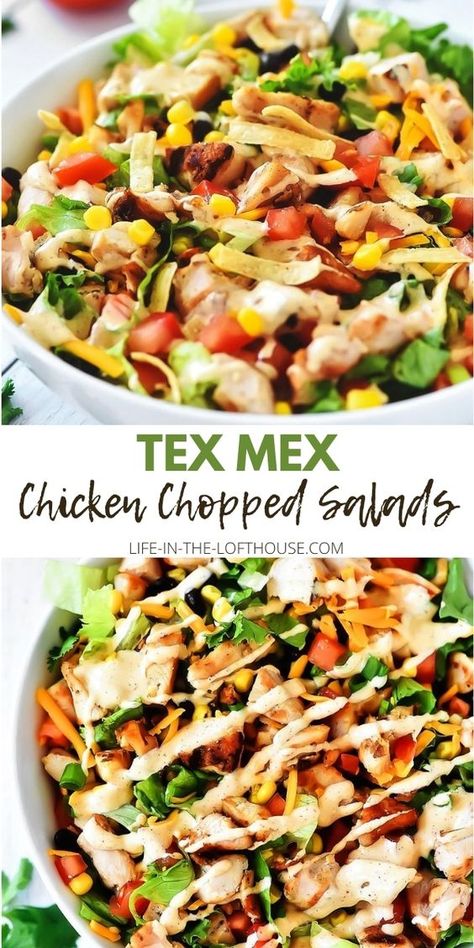 Salad Buah, Chicken Chopped Salad, Salad Pasta, Best Salad Recipes, Grilled Chicken Salad, Salad Recipes For Dinner, Thanksgiving Food, Health Dinner Recipes, Food Heaven