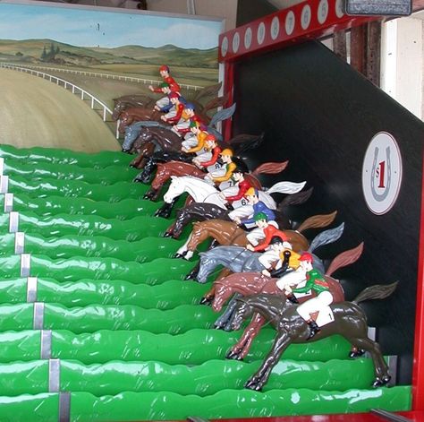 Fun at the racetrack!  Boardwalk, Rehoboth Beach DE Horse Racing Game, Horse Race Game, Toy Horses, Horse Games, Race Horse, Horse Race, Rehoboth Beach, Toy Horse, Racing Games