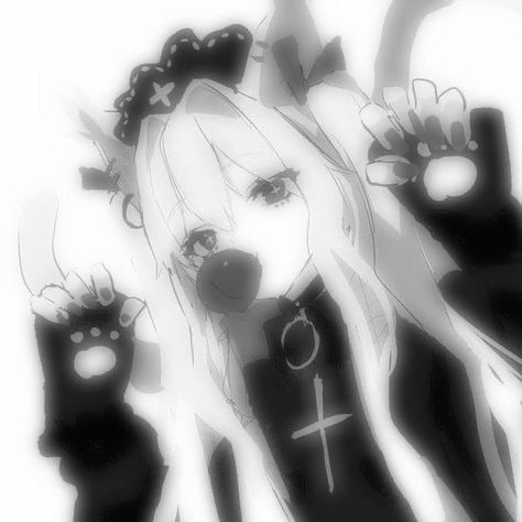 Discord Server, An Anime, White Hair, Anime Character, Black And White, Hair, Anime, White, Black