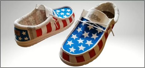 How to Make Custom Hey Dudes? Customize Your Hey Dude Shoes! Custom Hey Dudes, Hey Dude Shoes, Hey Dudes, Hey Dude, Acrylic Fabric, Diy Shoes, Leather Pieces, Diy Design, Upper Body