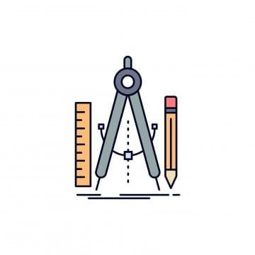 Compass Math, Drawing Engineering, Compass Tool, Engineering Equipment, Architecture Tools, Math Drawing, Geometry Math, Compass Vector, Math Clipart