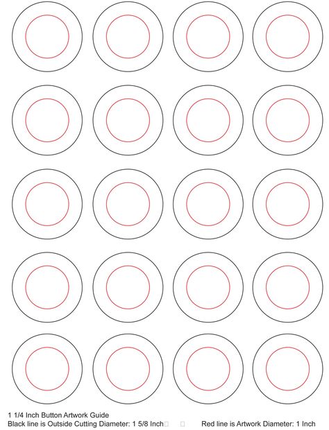 1.25 Inch Button Template Macaroon Template, Piping Templates, Button Template, Royal Icing Templates, Macaron Template, Macaron Flavors, Royal Icing Transfers, Badge Template, Wilton Cake Decorating