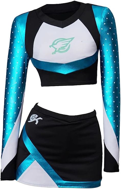 CosplayDiy Maddy Cheerleading Outfit Maddy Costume Girls Cheer Leader Uniform Top Dress Sets halloween costume from euphoria Maddy Lopez ru inspo outfit ideas 2023 Maddy Costume, Cheer Costumes, School Cheerleading, Maddy Perez, Bauchfreies Top, Cheerleader Costume, Cheerleading Uniforms, Cheer Uniform, Cheer Outfits